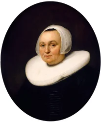 Porträt von Maritge Jansdr Pesser (ca. 1593-1649)