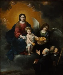 Christus verteilt Brot