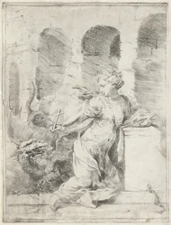 Margareta von Antiochia trotzt dem Drachen