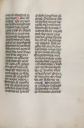 Missale: Fol. 121: enthält Musik für Hely Hely Lama etc. innerhalb der St. Mattion Passion, 1469