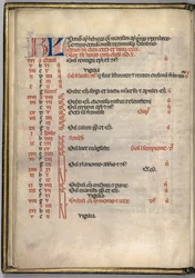 Missale: Fol. 7v: Oktober Kalenderseite, 1469