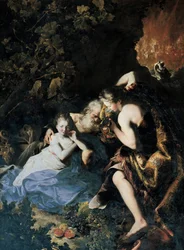Lot und seine Töchter, 1695-1696