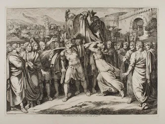 Marcus Horatius tötet seine Schwester