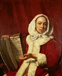 Eine junge Frau feiert Wein, 1665