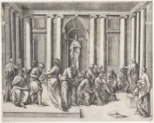 Christus unter den Schriftgelehrten im Tempel