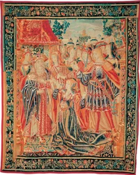 Trojanischer Krieg: Kassandra sucht Vergebung von Paris bei ihrem Vater Priamos, König von Troja