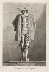 Maskerade à la Grecque: Schäfer à la Grecque (Tafel 5)