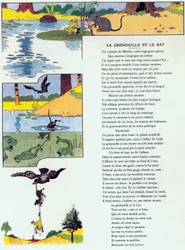 Der Frosch und die Ratte, Illustration aus 