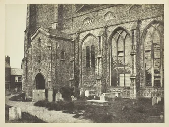 Südseite der Kirche von Cromer, ca. 1850er Jahre