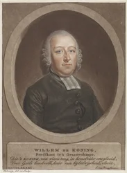 Porträt von Pfarrer Willem de Koning