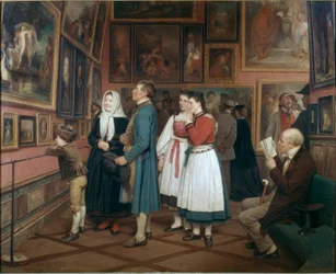 Bauern im Museum