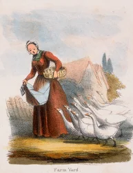 Bauernhof, um 1845
