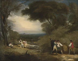 Holzfäller im Windsor Park