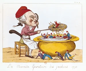 Der reinigende Topf der Jakobiner, 1793