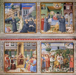 Episoden aus dem Leben des Hl. Augustinus, 1463-65