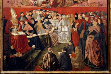 Der Triumph des heiligen Thomas von Aquin (Detail)