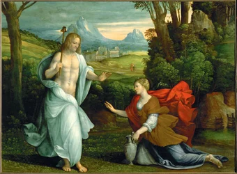 Noli me tangere, Christus erscheint Maria von Magdala
