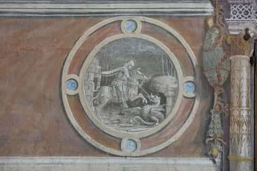 Sankt Georg tötet den Drachen