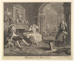 Marriage A-la-Mode, Platte II, 1. April 1745