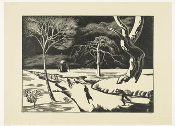 Winteransicht, Folio