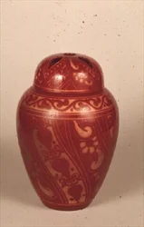 Potpourri und Deckel in Kupferlüster, um 1905-15