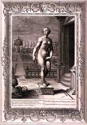 Pygmalion ist in eine Statue verliebt, die er gemacht hat, und auf sein Gebet hin verwandelt Venus sie in eine Frau