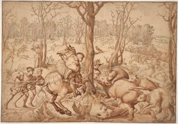 Wildschweinjagd