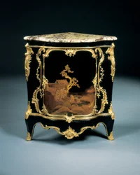 Eines von einem Paar Louis XV Encoignures, ca. 1750