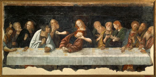 Italien, Vercelli, Abendmahlsgemälde