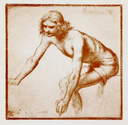Figurenstudie eines jungen Mannes