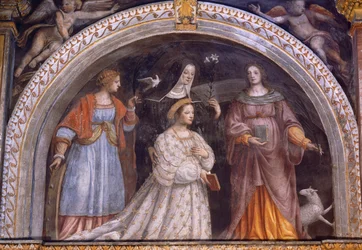 Ginevra Bentivoglio Sforza nimmt den Schleier
