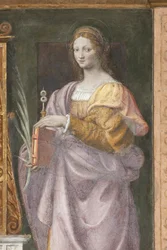 Heilige Lucia, ca. 1522-25 (Detail)