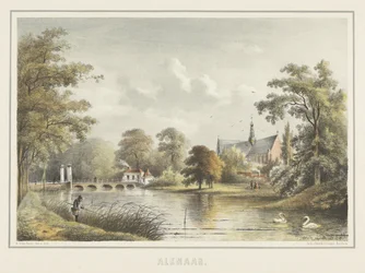 Ansicht von Alkmaar mit der Grote Kerk