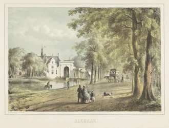 Ansicht von Alkmaar mit der Laurenskerk