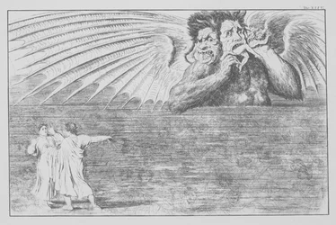 Dantes Göttliche Komödie, Inferno (Hölle), Platte XLIV