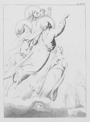 Dantes Göttliche Komödie, Paradiso (Himmel), Platte XXXV (Lithografie)