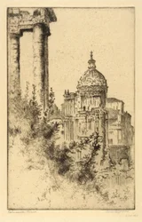 Säulen, Römisches Forum
