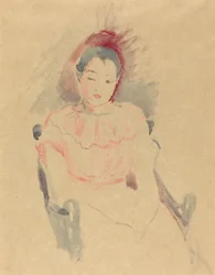 Sitzendes Mädchen, 1894