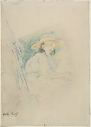 Sitzendes Mädchen (Julie Manet)