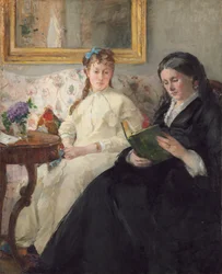 Die Mutter und die Schwester der Künstlerin