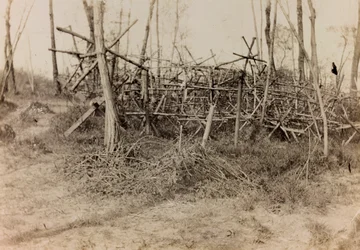 Album des Ersten Weltkriegs in Friaul-Julisch Venetien: Verteidigungshindernis (Spanische Reiter), 05/1916