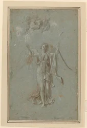 Studie für die Figur des Ruhms