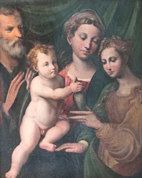 Jungfrau und Kind mit St. Josef und St. Maria Magdalena