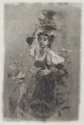 Bäuerin der Campagna [Ciociara], 1870er