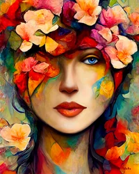 Träumen in Posy, ca. 2022 (Digitale Kunst)