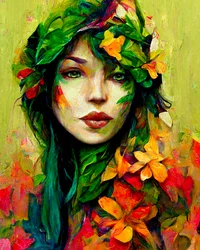 Natürliche Schönheit, ca. 2022 (Digitale Kunst)