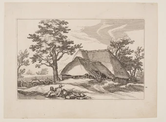 Tafel 12, aus Landschaften mit Bauernhäusern