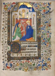 Stundenbuch Gebrauch von Paris: Verkündigung