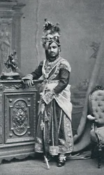 Raja von Rutlam, Zentralindien, 1902