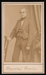 Porträt von Hannibal Hamlin 1809-1891, 1857